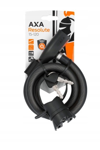 Zabezpieczenie rowerowe linka AXA Resolute 120/15