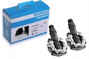 Pedały SPD Shimano PD-M520 MTB czarne + bloki BOX