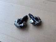 Pedały SPD Shimano PD-M520 MTB czarne + bloki BOX
