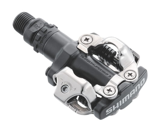 Pedały SPD Shimano PD-M520 MTB czarne + bloki BOX