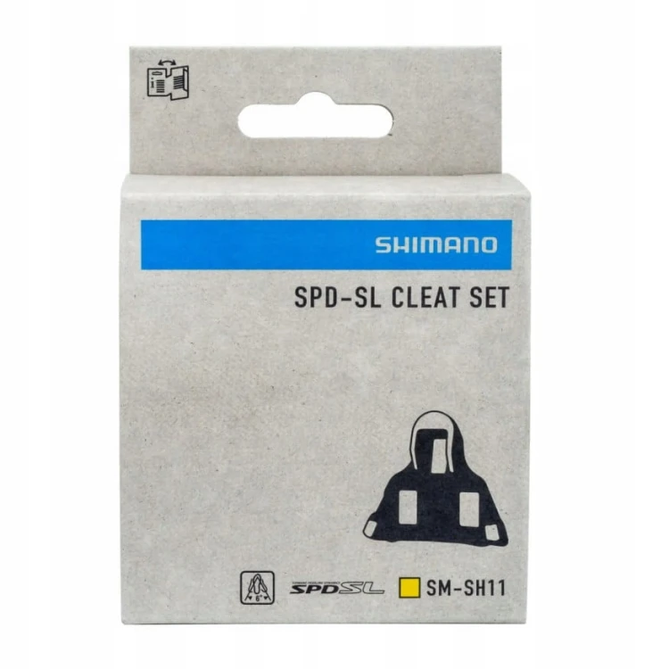 Bloki Shimano SPD-SL szosa SM-SH11 żółte