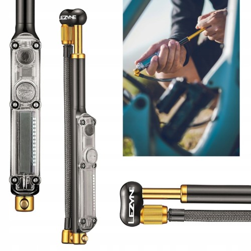 Pompka do Amortyzatorów Lezyne Digital Shock Drive 350 PSI Cyfrowy Manometr