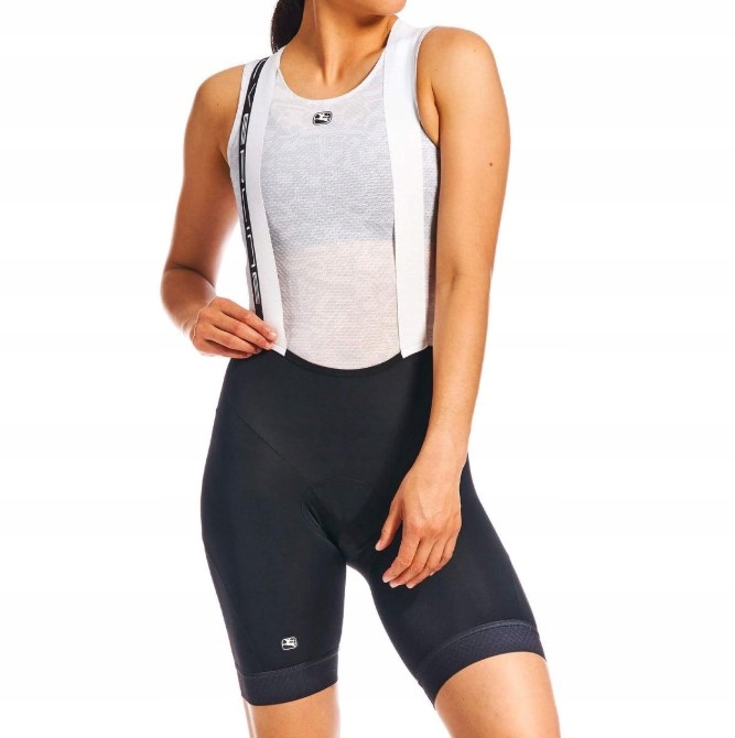 Damskie spodenki kolarskie Giordana SilverLine z szelkami i wkładką Cirro