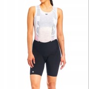 Damskie spodenki kolarskie Giordana NX-G AIR z szelkami CZARNE