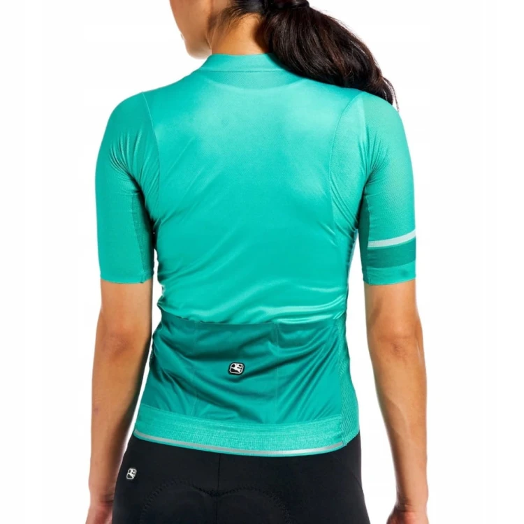 Koszulka Rowerowa Damska Giordana AIR NX-G Zielona Rozmiar L