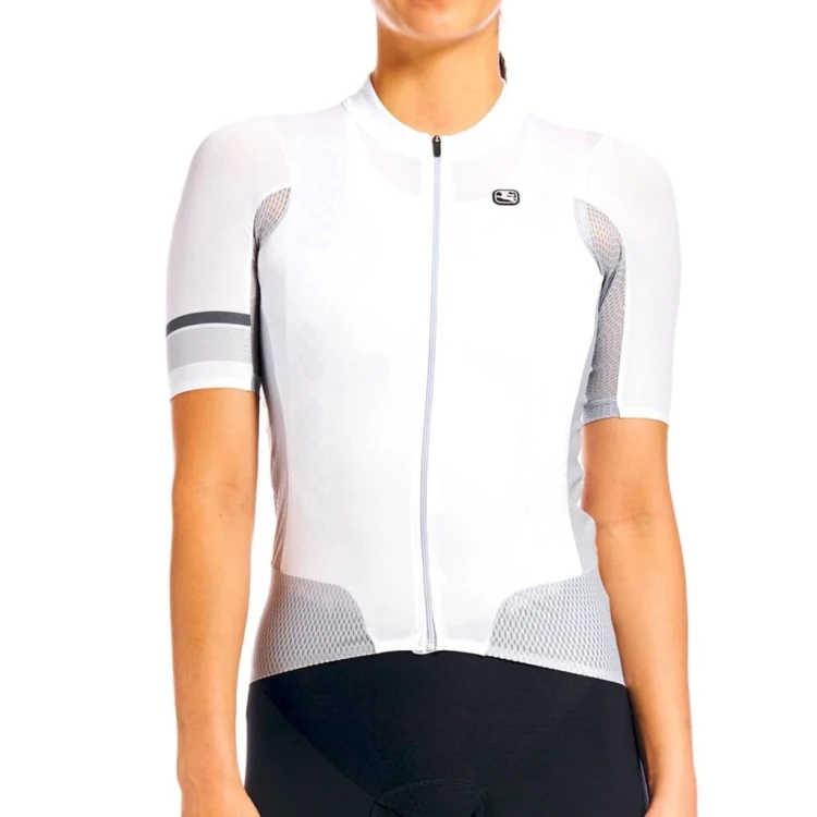 Koszulka Rowerowa Damska Giordana AIR NX-G Biała Rozmiar M