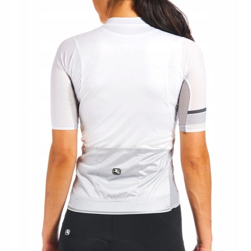 Koszulka Rowerowa Damska Giordana AIR NX-G Biała Rozmiar M