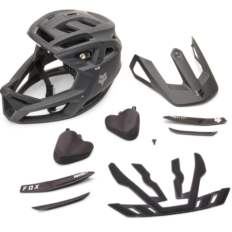KASK ROWEROWY FOX PROFRAME RS MATTE BLACK L