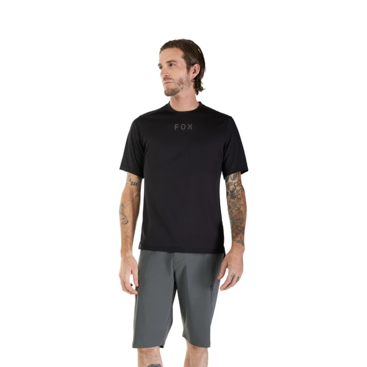 KOSZULKA ROWEROWA FOX RANGER WORDMARK BLACK M