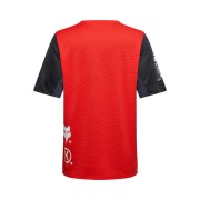 KOSZULKA ROWEROWA JUNIOR FOX DEFEND ELEVATED FLUO RED YL