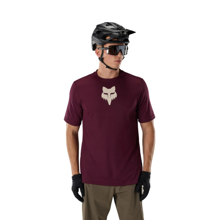KOSZULKA ROWEROWA FOX RANGER HEAD DARK MAROON M