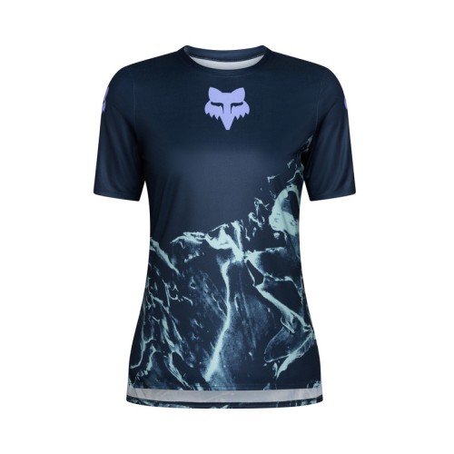 KOSZULKA ROWEROWA DAMSKA FOX RANGER IMG PRINT ARCTIC BLUE XS