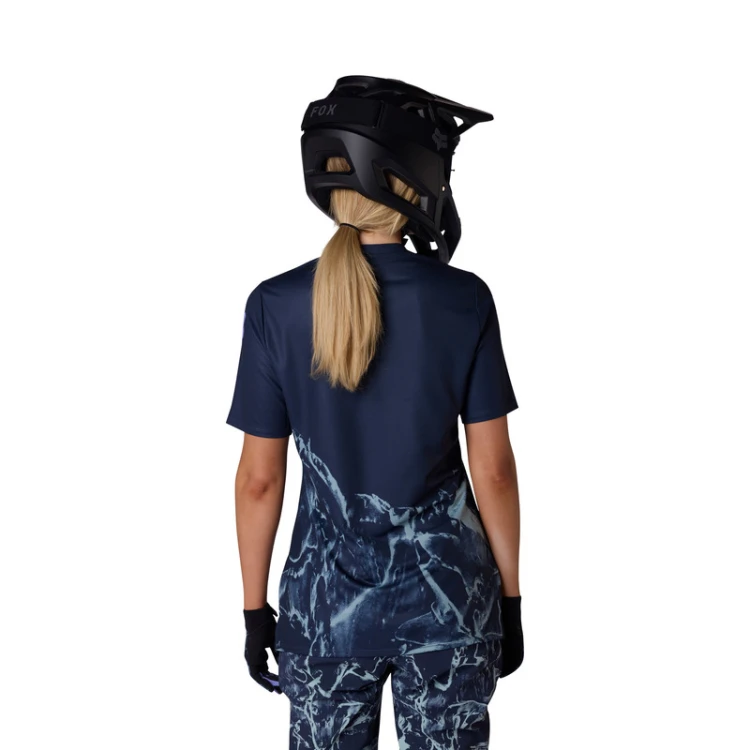 KOSZULKA ROWEROWA DAMSKA FOX RANGER IMG PRINT ARCTIC BLUE XS