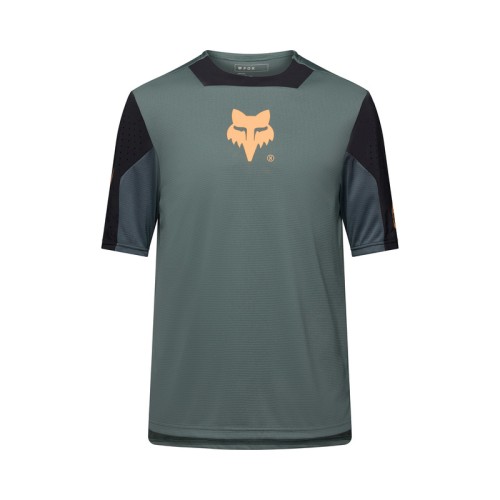 KOSZULKA ROWEROWA JUNIOR FOX DEFEND CREATION SAGE YL