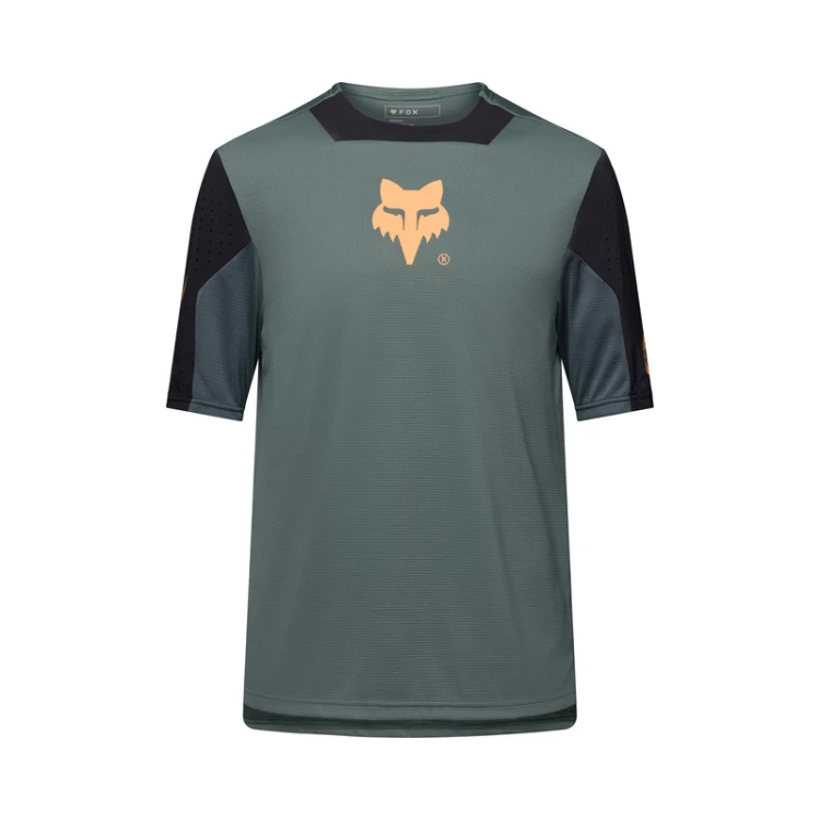 KOSZULKA ROWEROWA JUNIOR FOX DEFEND CREATION SAGE YL