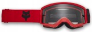Gogle Dziecięce Rowerowe FOX Youth Main Core DH FR Szyba Clear czerwone