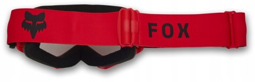 Gogle Dziecięce Rowerowe FOX Youth Main Core DH FR Szyba Clear czerwone