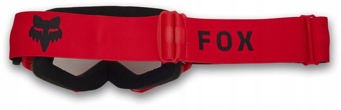 Gogle Dziecięce Rowerowe FOX Youth Main Core DH FR Szyba Clear czerwone
