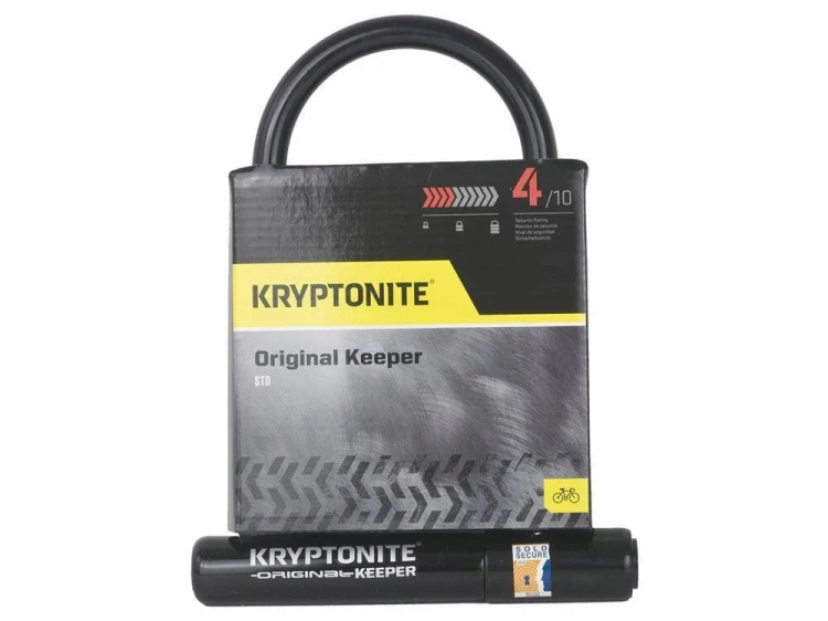 Zabezpieczenie zapięcie rowerowe U-Lock Kryptonite Keeper 12 STD z uchwytem