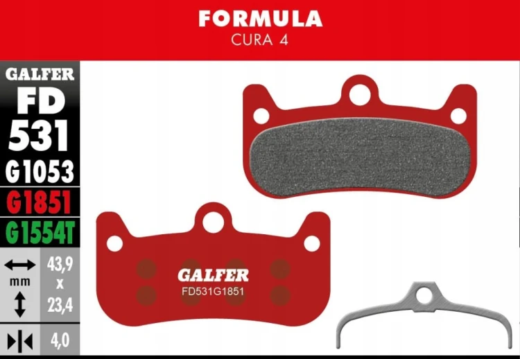 KLOCKI HAMULCOWE GALFER ADVANCED FD531G1851
