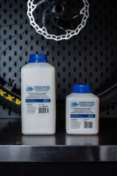 Tubeless Sealant 1000 ml – Mleko uszczelniające do opon MTB, Gravel i Szosa