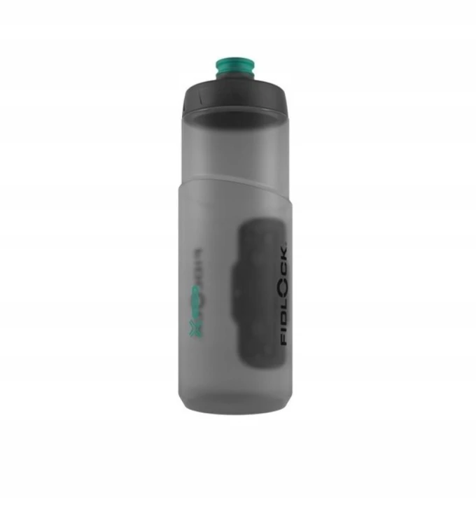 Bidon FIDLOCK TWIST 600 ml Antybakteryjny + Szary, Łącznik – Bez Bazy