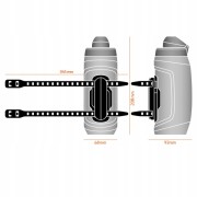 Bidon Fidlock Twist 590 ml czarny łącznik (bez bazy)