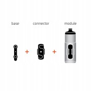 Bidon Fidlock Twist 590 ml czarny łącznik (bez bazy)