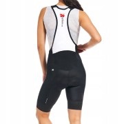 Spodenki Kolarskie Damskie Giordana FR-C Pro WBIB Czarne Rozmiar 2XL