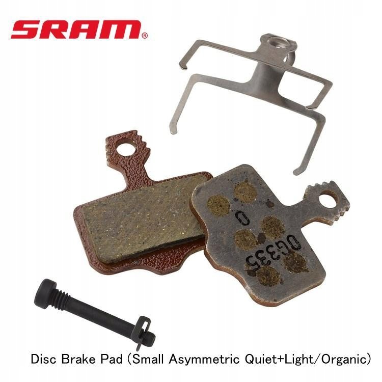 Klocki hamulcowe organiczne/żywiczne Sram Small Asymmetric Quiet