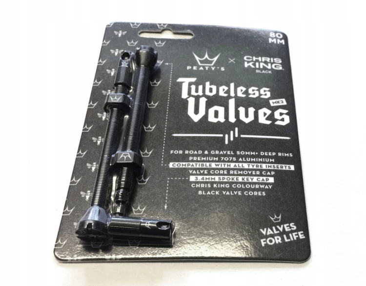 Peaty's Chris King MK2 wentyle tubeless 80mm black