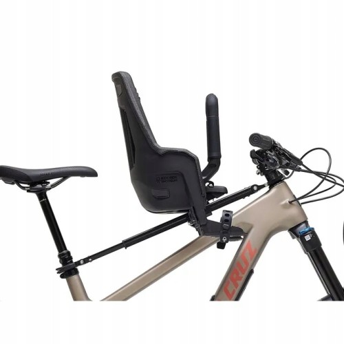 Kids Ride Shotgun Pro EVO 2w1 + kierownica fotelik rowerowy dla dziecka MTB