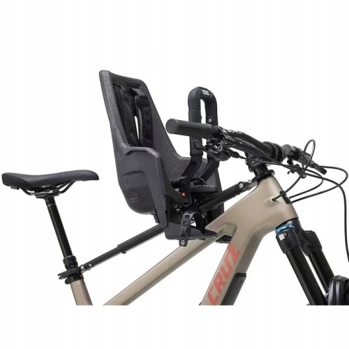 Kids Ride Shotgun Pro EVO 2w1 + kierownica fotelik rowerowy dla dziecka MTB
