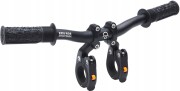 Kids Ride Shotgun Pro EVO 2w1 + kierownica fotelik rowerowy dla dziecka MTB
