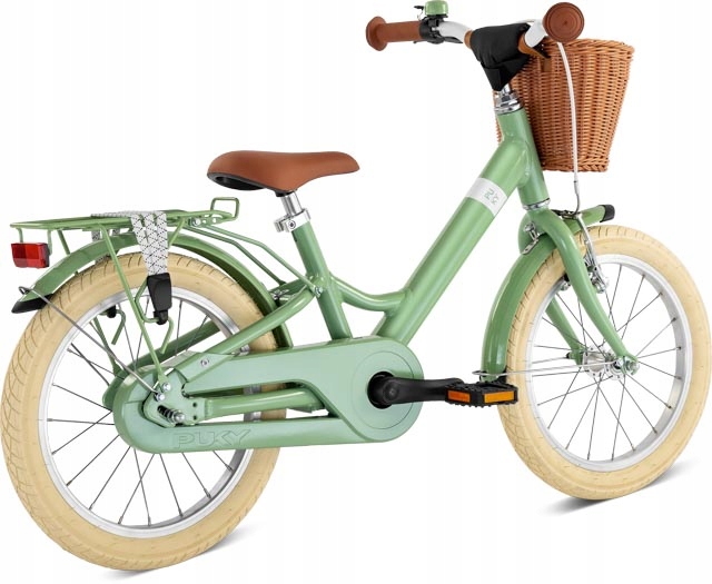 Rower dziecięcy PUKY Youke 16 Classic retro zielony