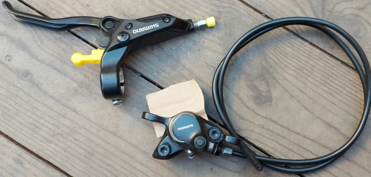 Hamulce tarczowe hydrauliczne Shimano BL-MT200 L 1000MM